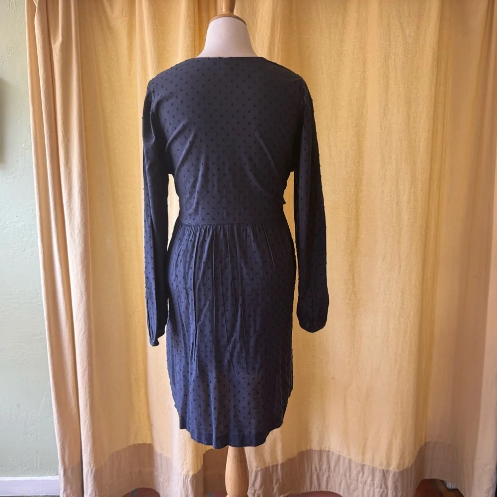 Navy Long Sleeve Dress - Picture 3 of 7